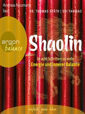 cover image of Shaolin--In acht Schritten zu mehr Energie und innerer Balance